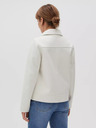 Moodo Cremefarbene Damen Shirtjacke Moodo
