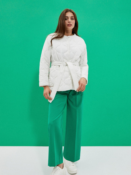 Moodo Weiße Damen Steppjacke Moodo