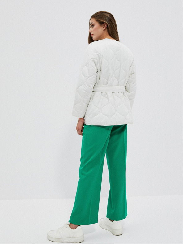 Moodo Weiße Damen Steppjacke Moodo