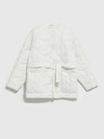 Moodo Weiße Damen Steppjacke Moodo