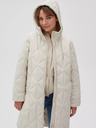 Moodo Cremefarbene Damen-Steppjacke Moodo