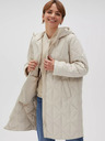 Moodo Cremefarbene Damen-Steppjacke Moodo