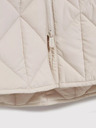 Moodo Cremefarbene Damen-Steppjacke Moodo