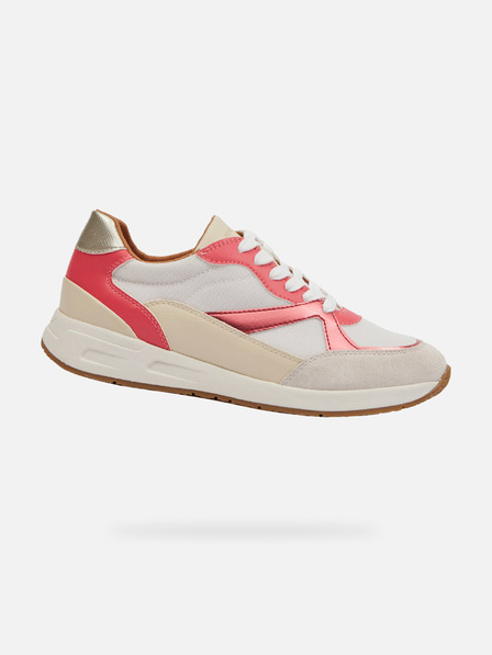 Geox Weiß Damen Geox Bulmya Turnschuhe