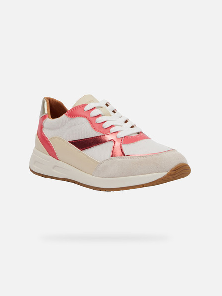 Geox Weiß Damen Geox Bulmya Turnschuhe