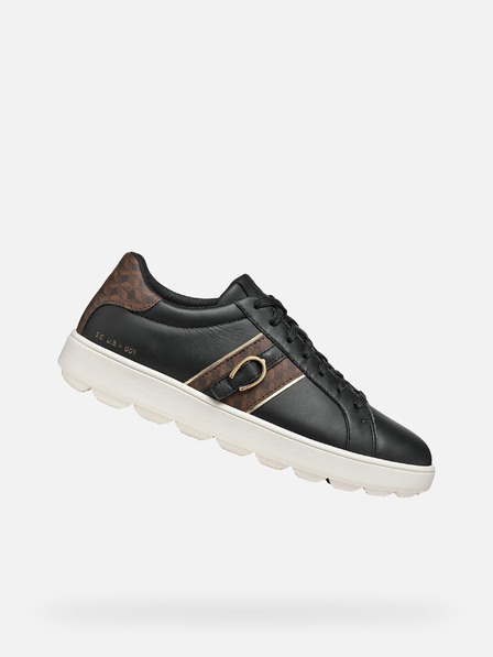 Geox Schwarze Damen Geox Spherica ECUB-1 Turnschuhe