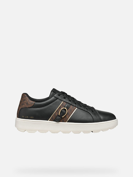 Geox Schwarze Damen Geox Spherica ECUB-1 Turnschuhe