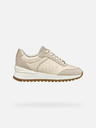 Geox Creme Damen Geox Desya Turnschuhe