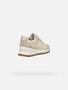 Geox Creme Damen Geox Desya Turnschuhe