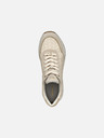 Geox Creme Damen Geox Desya Turnschuhe