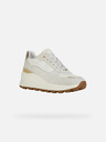 Geox Cremefarbene Damen-Turnschuhe Geox Spherica EC13