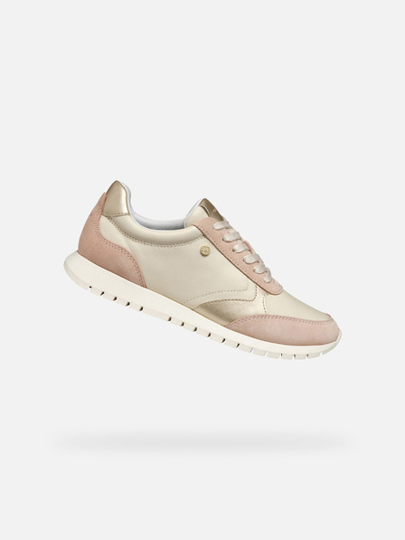 Geox Creme Damen Geox Sukie 2.0 Turnschuhe