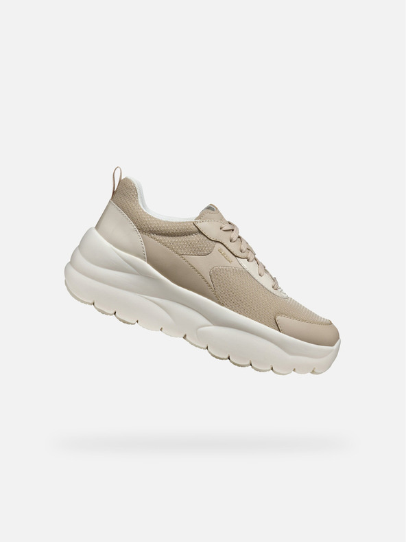 Geox Beige Damen Geox Xtors Turnschuhe