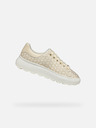 Geox Creme Geox Spherica EC4.1 Damen Turnschuhe