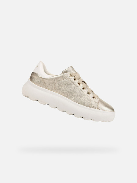 Geox Damen Gold Turnschuhe Geox Spherica EC4.1