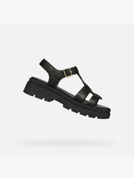 Geox Schwarze Damen Geox Adacter S Sandalen