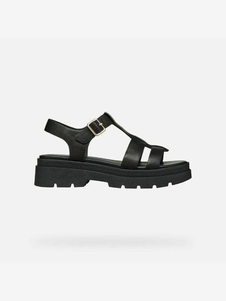 Geox Schwarze Damen Geox Adacter S Sandalen