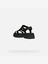 Geox Schwarze Damen Geox Adacter S Sandalen