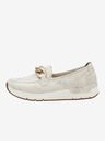 Rieker Damen Creme Loafer Rieker