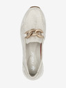 Rieker Damen Creme Loafer Rieker