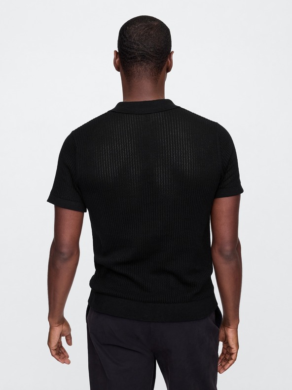 GAP Herren Strick-Polo-Shirt GAP