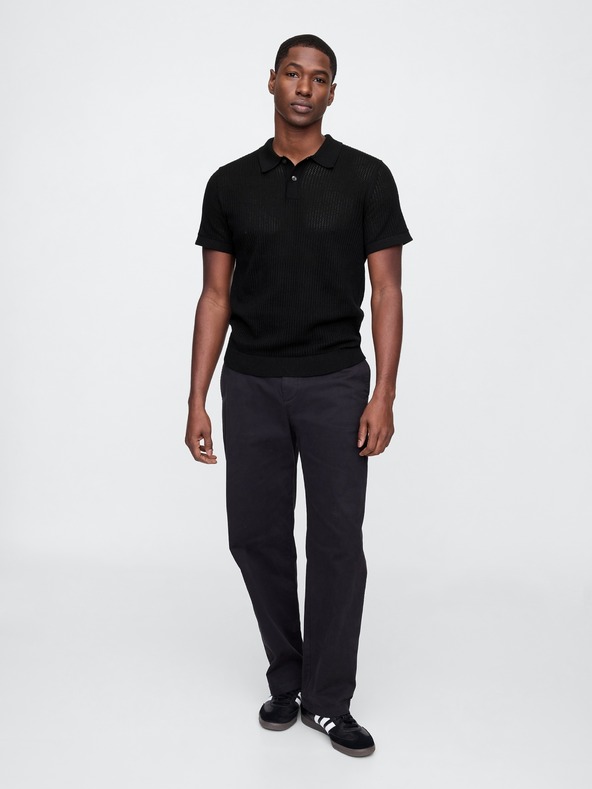 GAP Herren Strick-Polo-Shirt GAP