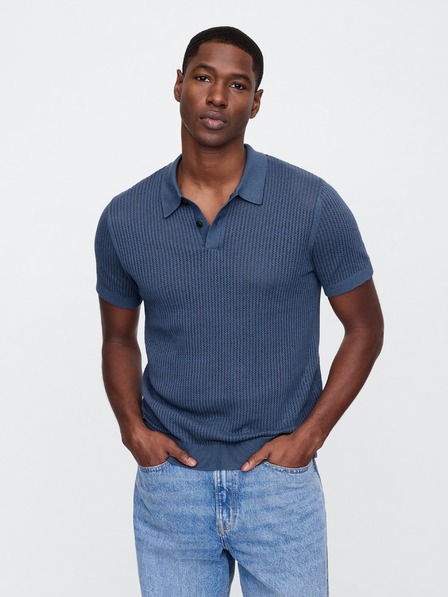 GAP Herren Strick-Polo-Shirt GAP