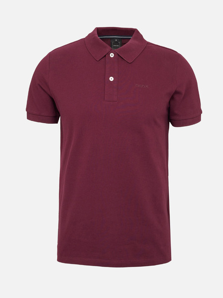 Geox Weinrotes Herren-Poloshirt Geox