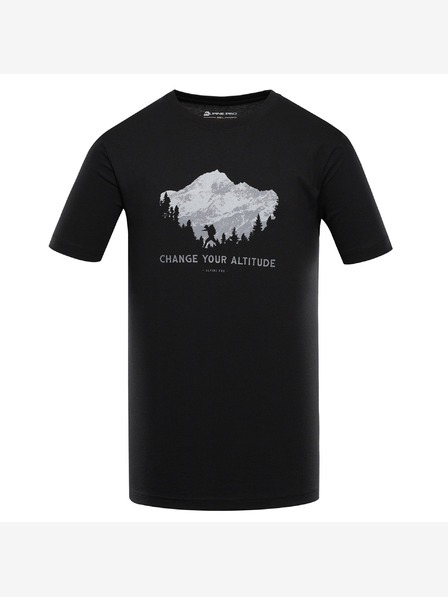 ALPINE PRO Schnell trocknendes Herren-T-Shirt mit Cool Dry ALPINE PRO BOLEN 2 schwarz Variante pa