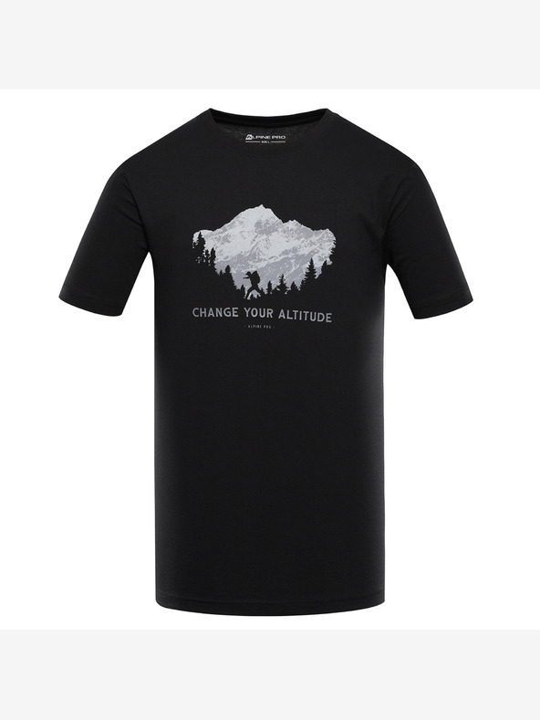 ALPINE PRO Schnell trocknendes Herren-T-Shirt mit Cool Dry ALPINE PRO BOLEN 2 schwarz Variante pa