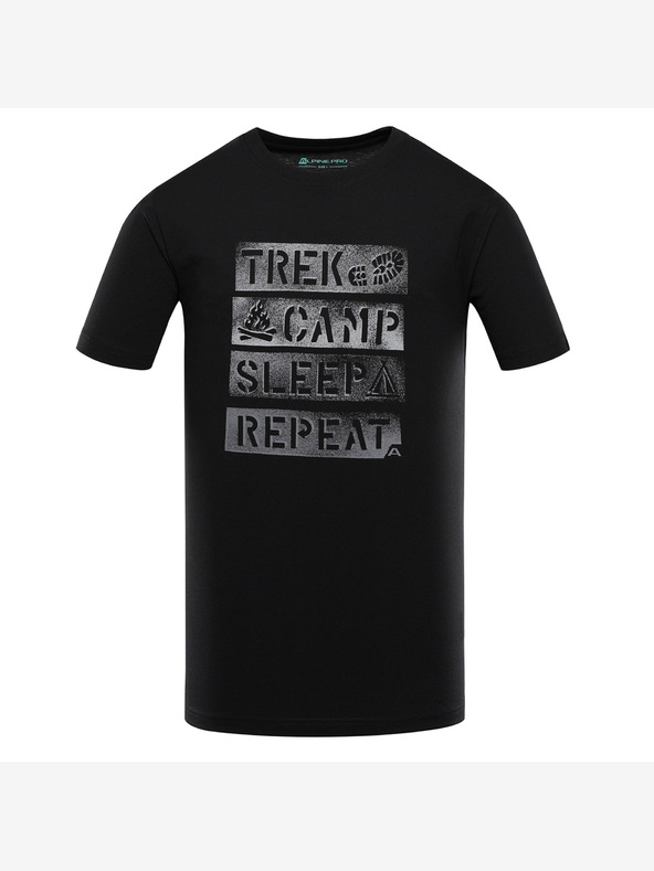 ALPINE PRO Schnell trocknendes Herren-T-Shirt mit Cool Dry ALPINE PRO BOLEN 2 schwarz pb