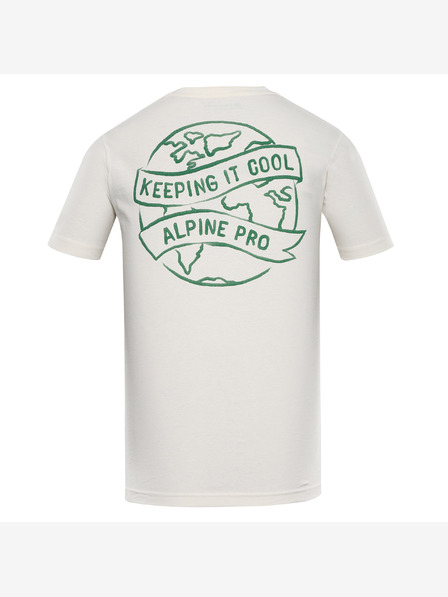 ALPINE PRO Herren T-Shirt aus Bio-Baumwolle ALPINE PRO TERMES 2 creme Variante pb