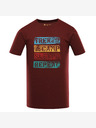 ALPINE PRO Schnelltrocknendes Herren-T-Shirt mit Cool Dry ALPINE PRO BOLEN 2 merlot Variante pb