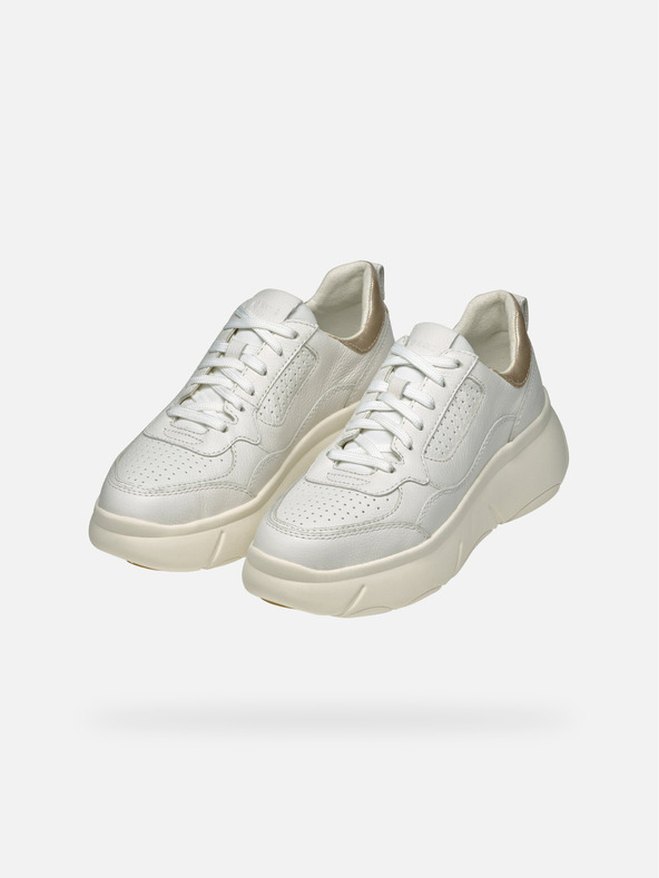 Geox Weiße Damen Geox Nebula 2.0 X Turnschuhe