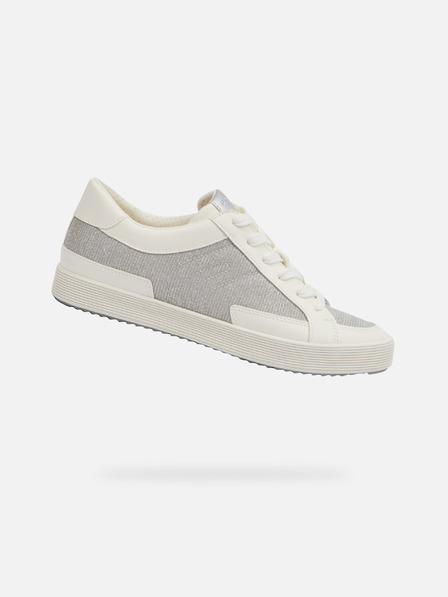 Geox Silber Damen Geox Blomiee Turnschuhe