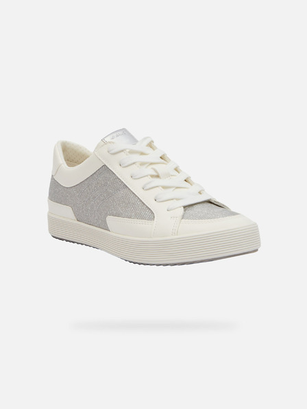 Geox Silber Damen Geox Blomiee Turnschuhe