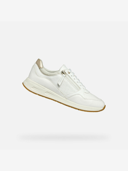 Geox Weiß Damen Geox Bulmya Turnschuhe