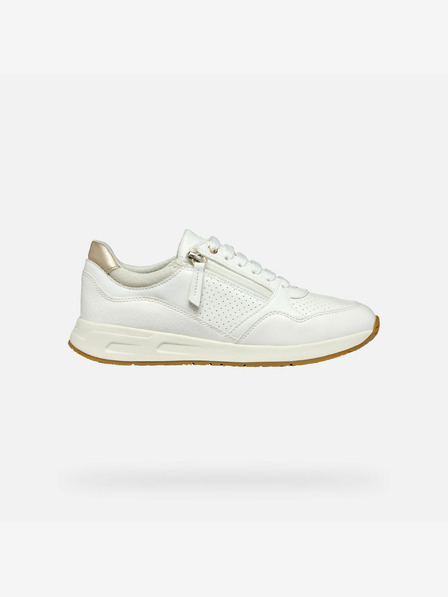Geox Weiß Damen Geox Bulmya Turnschuhe