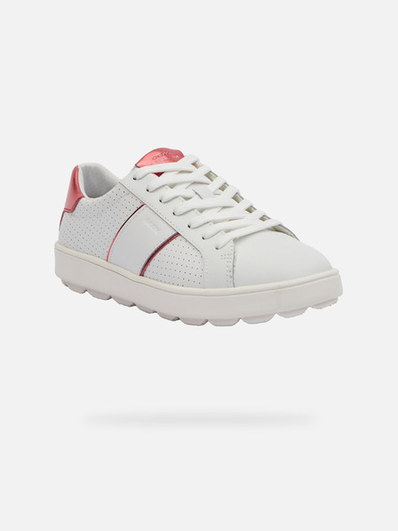 Geox Weiß Damen Geox Spherica ECUB-1 Turnschuhe