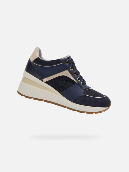 Geox Dunkelblau Geox Damen Zosma Turnschuhe