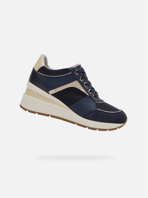 Geox Dunkelblau Geox Damen Zosma Turnschuhe