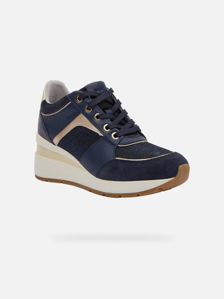 Geox Dunkelblau Geox Damen Zosma Turnschuhe