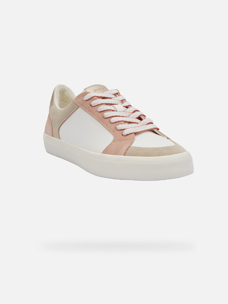 Geox Creme Frauen Geox Emmeleny Turnschuhe
