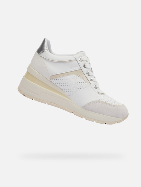 Geox Weiß Damen Geox Zosma Turnschuhe
