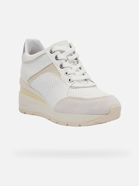 Geox Weiß Damen Geox Zosma Turnschuhe