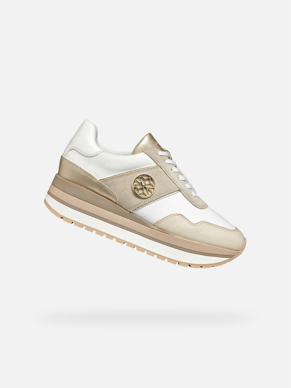 Geox Weiß Damen Geox Nekency Turnschuhe