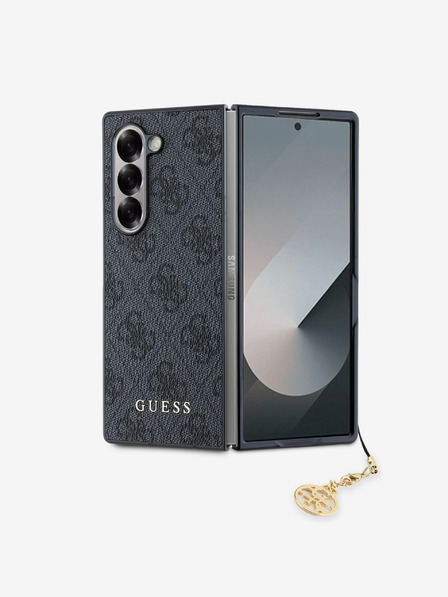 Guess Guess 4G Charm Rückseitenschutz für Samsung Galaxy Z Fold 6 Grau