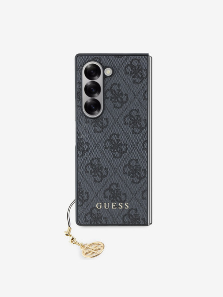 Guess Guess 4G Charm Rückseitenschutz für Samsung Galaxy Z Fold 6 Grau
