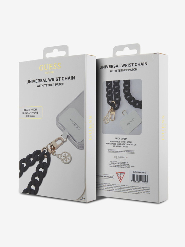 Guess Guess Universal 4G Charm Handschlaufe Schwarz