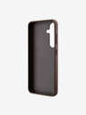 Guess Guess PU 4G Metall-Logo Handytasche für Samsung Galaxy S24+ Braun